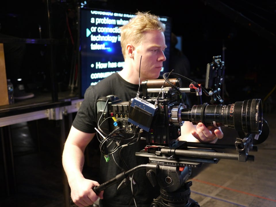 The second RED Camera checking the focus