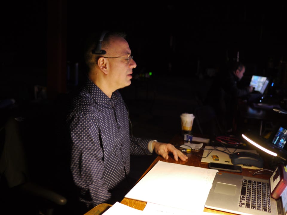 MIke Savino calling the shots during the recording of the 7 part technology series for DELL